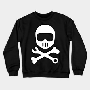 Helmet Bones N Tools (white) Crewneck Sweatshirt